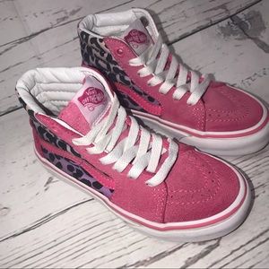 Girls VANS Pink Suede - Size 11.5c